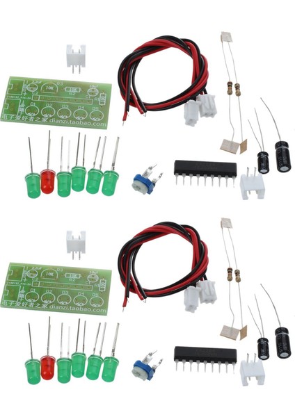 2x KA2284 Ses Seviyesi Ölçer Seviyesi Arduino Için LED Göstergesi Dıy Kiti Gösteren (Yurt Dışından)
