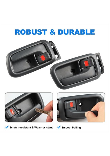 Toyota Tundra 2000-2006 Sequoia 2001-2007 69206-0C010 69278-0C10 69205-0C010 69277-0C10 Gri (Yurt Dışından) fırsatları