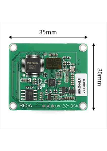 R60ABD1 60G Millimetre Dalga Radar Sensörü Solunum Uyku Izleme Solunum ve Kalp Atışı Dalga Biyosensing Modülü (Yurt Dışından) indirimleri