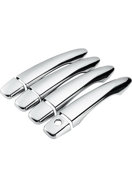 8pcs Nissan Qashqai J11 2014-2019 Için Krom Kapı Kolu Kapak Döşeme (Yurt Dışından)