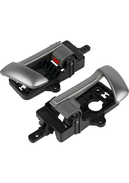 4x Sol +Sağ Yan Iç Iç Kapı Kolu 2007-2012 Gri Knob ile Hyundai Santa Fe 82610-2B010 82620-2B010 (Yurt Dışından) modelleri