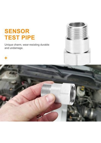 2 Pcs O2 Oksijen Sensörü Test Borusu Uzatma Uzatma Extension Adaptör Aracılayıcı M18 x 1 5 (1) Bung (Yurt Dışından) indirimleri