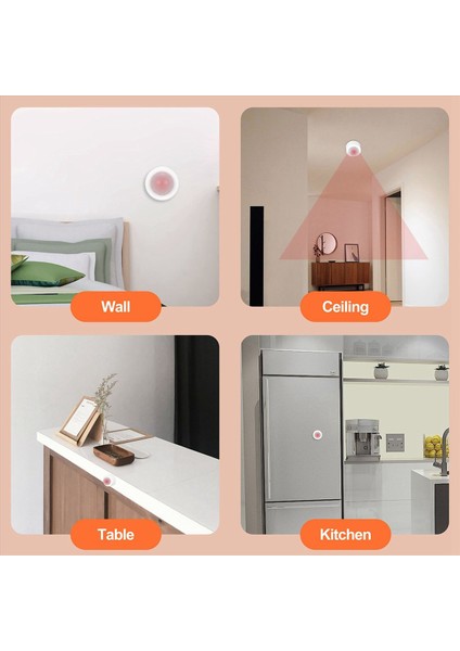 4x Hareket Gövdesi Sensörü Zigbee 3 0 Tuya Mini Akıllı Insan Hareketi Pir Transducer Akıllı Yaşam Kablosuz Bağlantı Işığı (C) (Yurt Dışından) indirimleri