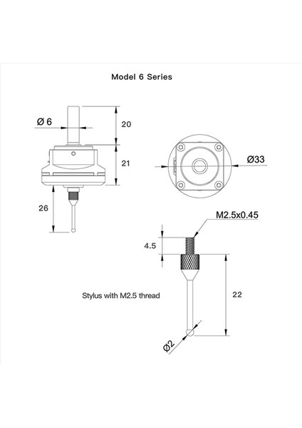 2x Cnc 3D Dokunmatik Prob Bu V6 3D Dokunmatik Prob/ Kenar Bulucu Için Paslanmaz Çelik Prob Ucu (Yurt Dışından) fiyatları