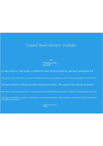 Sıvı Seviye Sensörü Sıvı Seviye Algılama Sensörü Su Seviyesi Izleme Sensörü Modülü (Yurt Dışından) modelleri