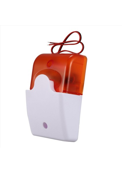 6x Mini Kablolu Strobe Uyarı Siren Dayanıklı Dc 12V Ses Alarmı Yanıp Sönen Hafif Ses Siren 115DB Turuncu (Yurt Dışından) modelleri