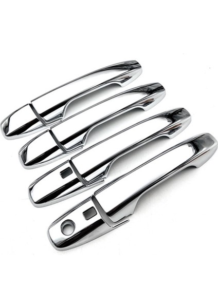 8pcs Krom Araba Dış Yan Kapı Kolu Çerçeve Kapağı Kapak Perodua Için Ativa Toyota Daihatsu Rocky (Yurt Dışından)