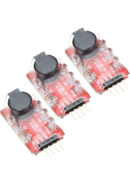 3x Yüksek Hailer Lipo Pil Voltaj Alarm Ekran Damin Makinesi 2-3s LED Ekran Rc Helikopter Quadcopter Arabası Pili (Yurt Dışından)
