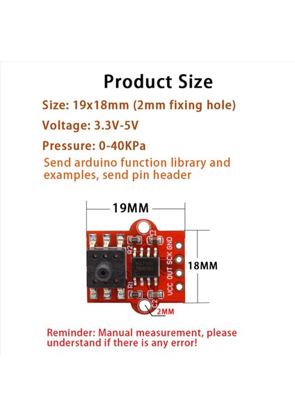 5x 0-40KPA Hava Basınç Sensörü Modülü Su Seviyesi ve Sıvı Seviye Sensör Kontrolör Kartı (Yurt Dışından) fırsatları