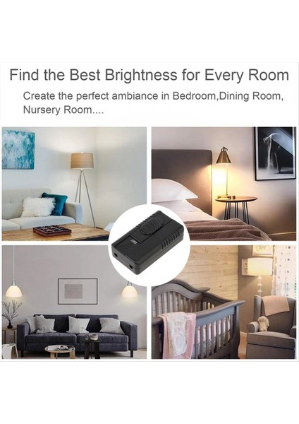 Ayak Dimmer Switch Tam Sıralı Slayt Slayt Kontrol Anahtarı Zemin Işık Leak Akkor Ampul 100V-120V Eu-Plug Için (Yurt Dışından) indirimleri