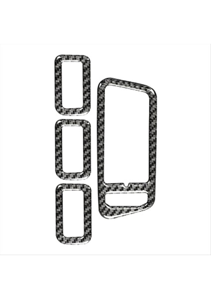 Araç Karbon Fiber Araba Pencere Kontrol Anahtarı Panel Dekor Vw Golf Için Destek Dikkatli Çıkartmalar 7 Mk7 2013-2017 (Yurt Dışından) fırsatları