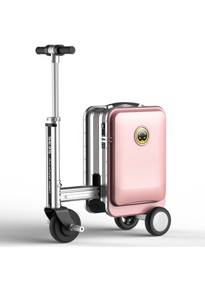 SE3S Elektrikli Binilebilir Scooter Valiz - Pembe