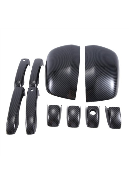 Karbon Fiber Ayna Kapakları+Jeep Grand Cherokee Dodge Durango 2011-2020 Için Kapı Kolu Kapakları (Yurt Dışından) fırsatları