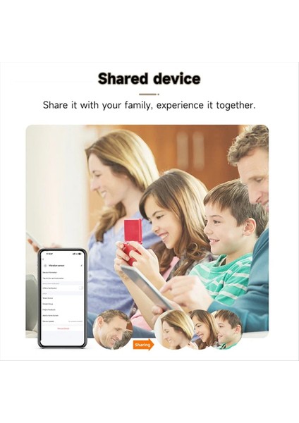 Tuya Zigbee Akıllı Titreşim Sensörü Gerçek Zamanlı Izleme Kapı Penceresi Algılama Alarmı Akıllı Güvenlik Koruma Sistemi (Yurt Dışından)