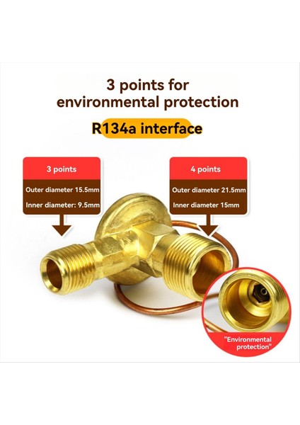 Klima Sistemi Evaporatörü R134A Arayüzü Için Car Klima Genişleme Valfı O-Ring Bağlantı (Yurt Dışından) modelleri