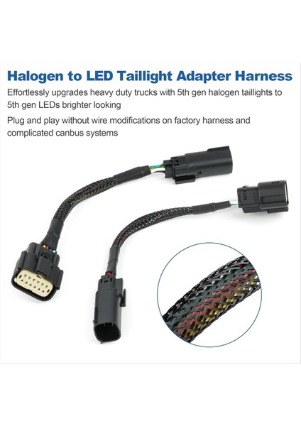 2pcs Halojen-Led Arka Lamba Adaptör Dönüşüm Kablo Demeti Ram 2500 3500 Kamyon 2019-2024 5 Gen Kuyruk Lambası (Yurt Dışından) indirimleri