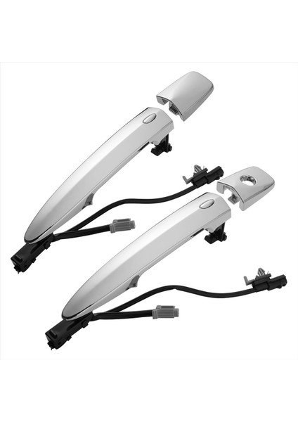 1paır Ön Kapı Dış Kolu Nissan Yaprağı Için Akıllı Giriş ile Krom 2009-2018 80645-1AA0A 80640-1AA0B (Yurt Dışından) indirimleri