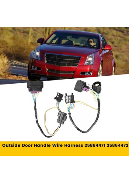 1paır Dış Dış Kurulu Konsökü Kabloluk Kablosu 25864471 25864472 Cadillac Cts Sts 2008 Kapı Tutucu Tel (Yurt Dışından) fiyatları