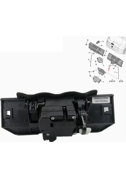Bagaj Kapağı Açılış Paneli Bagaj Kapağı Tail Kapağı Tutucu Anahtarı Peugeot 206 207 8726Q0 8726Z Için Otomatik (Yurt Dışından) fırsatları