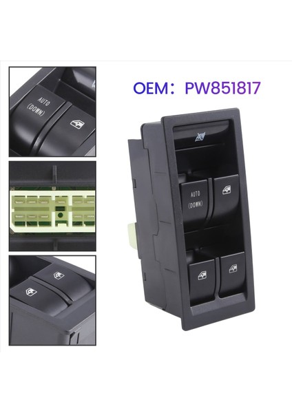 PW851817 Araba Sol Yan Master Power Araba Kaldırıcı Pencere Anahtarı Proton Gen2 (Yurt Dışından)