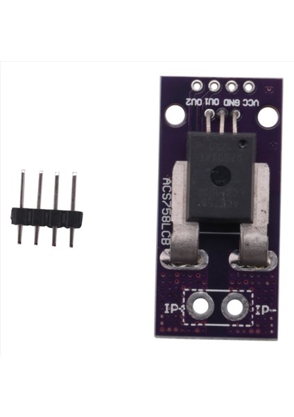 ACS758 ACS758LCB-100B Akım Modül Doğrusal Salon Akım Sensörü Pff-T Akım Algılama 3-5V (Yurt Dışından)