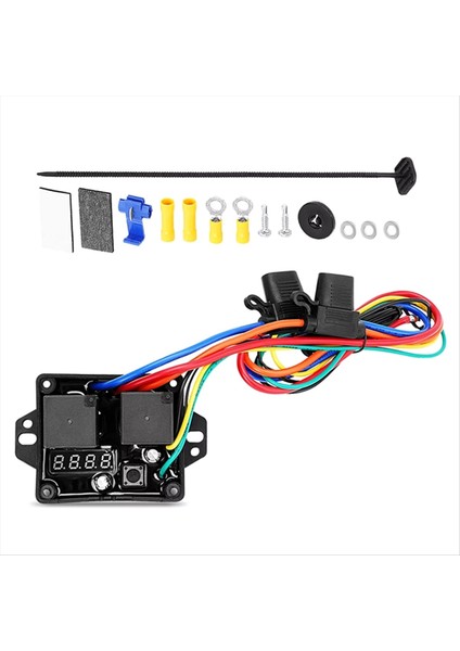 Dijital Ayarlanabilir Termostat Radyatör Fan Sıcaklık Denetleyicisi DC-0444 (Yurt Dışından) modelleri