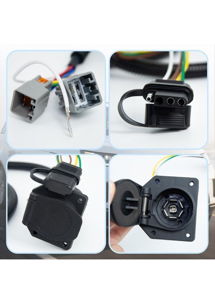 Römork Işık Konektörü Soketi 7 Pin Teli Elektrik Römork Adaptörü Hızlı Dönüştürücü VPLAT0013 Lr4 (2010-2013) (Yurt Dışından) fırsatları