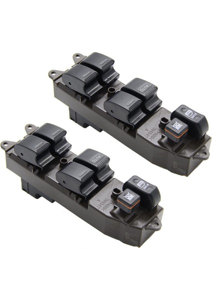 Toyota Vios 84820-33230 Için 2x Araba Cam Kaldırıcı Anahtarı Güç Penceresi Kontrol Kombinasyonu Anahtarı (Yurt Dışından)