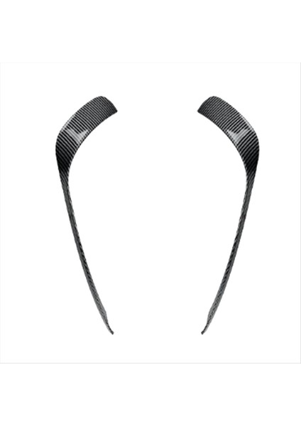 Araba Ön Tampon Dudak Splitter Spoiler Sis Lambası Kapak Trim Mercedes-Benz Için A Sınıfı W176 Amg 2013-2015 A (Yurt Dışından)