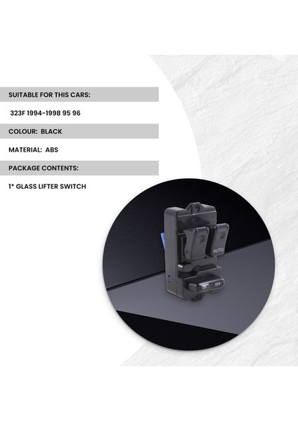 Mazda Için 323F Bongo 1994-1998 95 96 Rhd Güç Ana Pencere Anahtarı Konsolu S09A-66-350A09 (Yurt Dışından) fiyatları