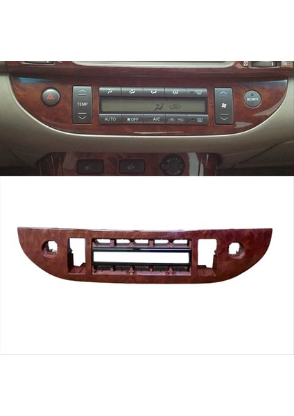 Toyota Camry 2002-2006 Abd Sürüm A/c Ayar Düğmesi Çerçeve Çerçevesi Için Araba Merkezi Kontrol Klima Kapak Paneli (Yurt Dışından) fiyatları