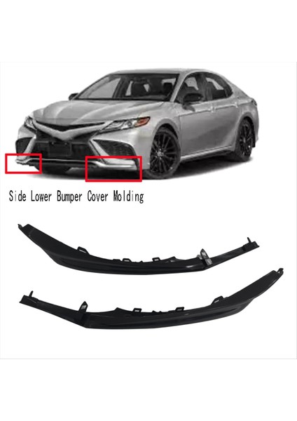 Toyota Için Yeni Yan Alt Tampon Kapağı Kalıplama Camry Xe Xse 2021-2024 Ön Tampon Spoyleri (Yurt Dışından) fiyatları