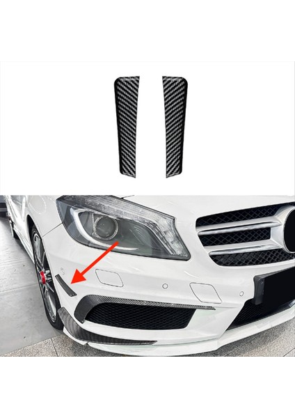 Araba Ön Tampon Serij Saha Sisi Sis Lambası Yan Spoiler Trim Mercedes-Benz A Sınıfı W176 Amg 2013-2015 A (Yurt Dışından) modelleri