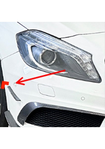 Araba Ön Tampon Serij Saha Sisi Sis Lambası Yan Spoiler Trim Mercedes-Benz A Sınıfı W176 Amg 2013-2015 A (Yurt Dışından) indirimleri