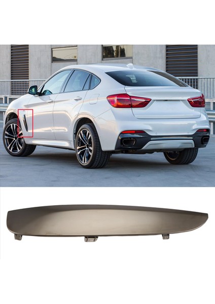 Bmw X6 F16 2015-2019 35I 35IX 5ix 50IX Ön Çamurluk Havalandırma Dekor Şeridi 51767361417 L Için Araba Hava Kanalı Yan Panel Döşeme (Yurt Dışından) modelleri