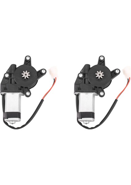 Elektrikli Araba Için 2x 8 Dişli Sağ Elektrikli Araç Pencere Regülatörü Cam Asansör Motoru (Yurt Dışından)