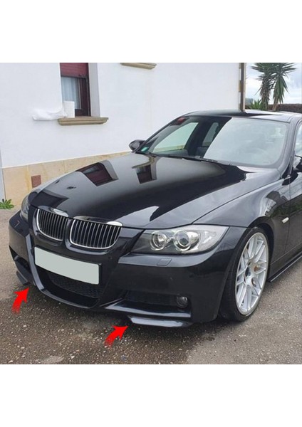 Bmw 3 Serisi E90 E91 M-Tech 320I 330I 2005-2008 Için Ön Tampon Dudak Açısı Difüzör Ayırıcı Spoiler (Yurt Dışından) fiyatları