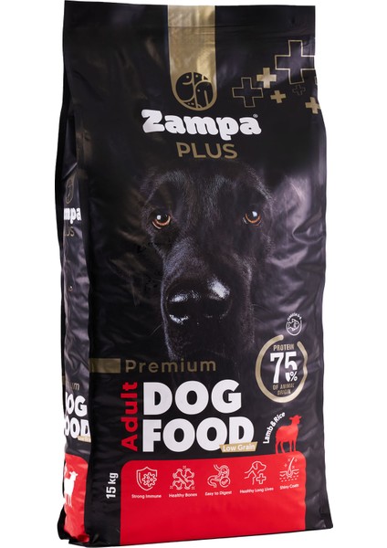 Plus Yetişkin Köpekler İçin Biftekli & Pirinçli Premium Kuru Mama 15kg (Yüksek Enerji) modelleri
