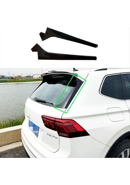 Araba Arka Cam Yan Spoiler Ayırıcı Vw Tiguan R-Line Mk2 2017-2023 Için Sol ve Sağ (Yurt Dışından) fiyatları