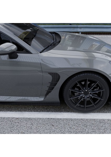 Toyota GR86 Subaru Brz 2022+ Karbon Fiber Deseni Için Araba Yan Kanat Hava Akışı Giriş Kapağı Kapak Yan Yüz Çamurluk Trim Spoiler (Yurt Dışından) modelleri