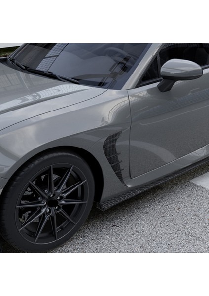 Toyota GR86 Subaru Brz 2022+ Karbon Fiber Deseni Için Araba Yan Kanat Hava Akışı Giriş Kapağı Kapak Yan Yüz Çamurluk Trim Spoiler (Yurt Dışından) indirimleri