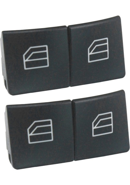 4x Pencere Anahtarı Düğmesi Mercedes Benz W204 W204 W212 C E Glk Sınıfı Ön Sol+Sağ (Yurt Dışından)