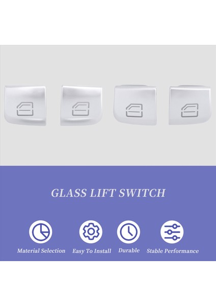 Araba Ana Koltuk Pencere Kontrol Anahtarı Onarım Düğmesi Mercedes Benz C-Serisi W205 Şasi Glc Tam Serisi W253 2015 (Yurt Dışından) indirimleri