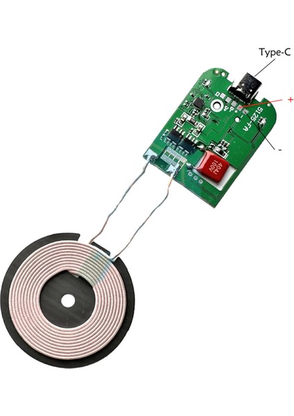 Kablosuz Şarj Modülü Type C 15W Qi 9V 1.5A Mobil Akıllı Telefon Oyuncak Pil Şarj Transmiter