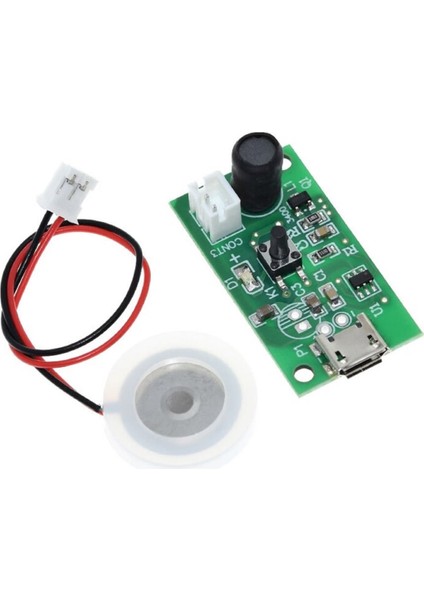 Micro USB Ultrasonik Nem Üretici Devre Seramik Disk Transducer 5V 2W Soğuk Buhar Sis Duman Atomizer fırsatları