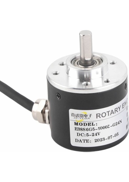 E38S6G5-1000Z-G24N 1000 Pals Optik Enkoder Dc 5V/24V Rotary Döner Encoder Ab 2 Fazlı Motor Dönme Hı