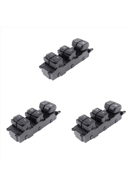 3x Araba 18PIN Elektrikli Güç Ana Pencere Anahtarı Hyundai Için Sol Sürücü Tarafı I10 93570-B4010 (Yurt Dışından)