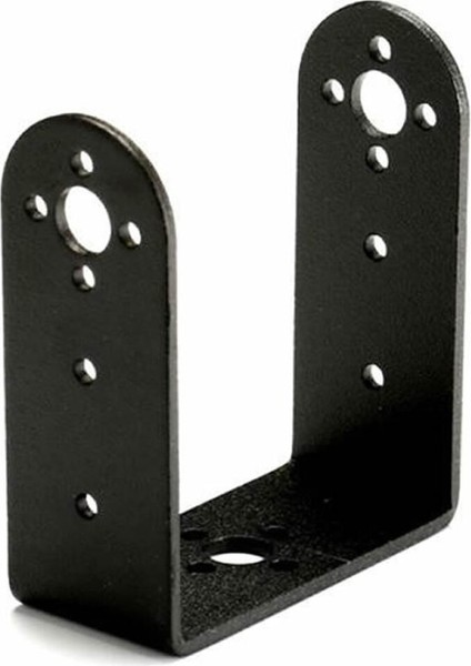 Uzun U Servo Motor Metal Montaj Parçası Braket MG995 MG996R S3003 TD-8120MG Alüminyum Tutucu Robot indirimleri