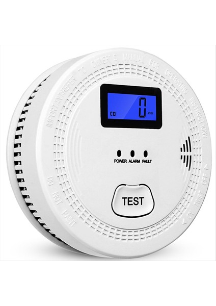2&#39 De 1 Co &amp Duman Alarmı Karbon Monoksit Dedektörleri Duman Dedektörü Alarmda 85DB Ev ve Mutfak Için LCD Ekran A (Yurt Dışından)