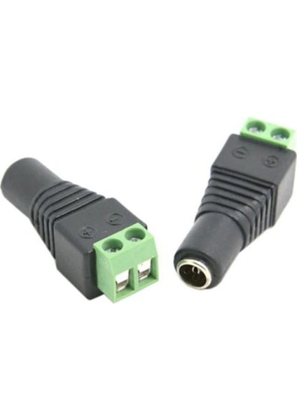 2.1 mm Adaptör Klemens Dönüştürücü Terminal 24VDC 5A Lehimsiz Adatör Besleme Dönüştürücü